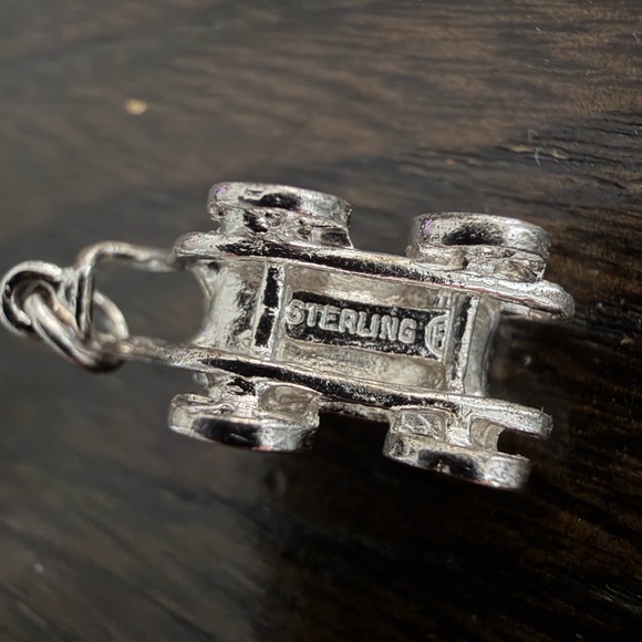 Vintage Sterling Silver Baby Carriage Charm - Picture 3 of 4